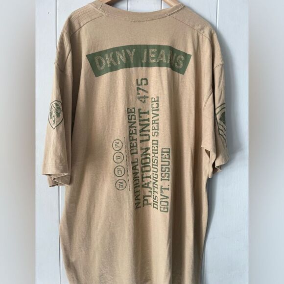 NWT DKNY Vintage Honorable Service T-Shirt National Defense XXL - Picture 9 of 12